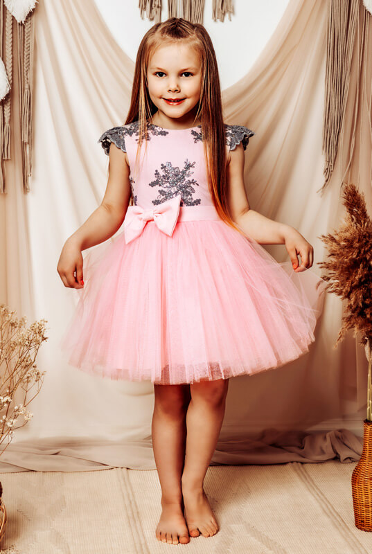LaKey Gabi koronkowa sukienka tiulowa dla dziewczynki